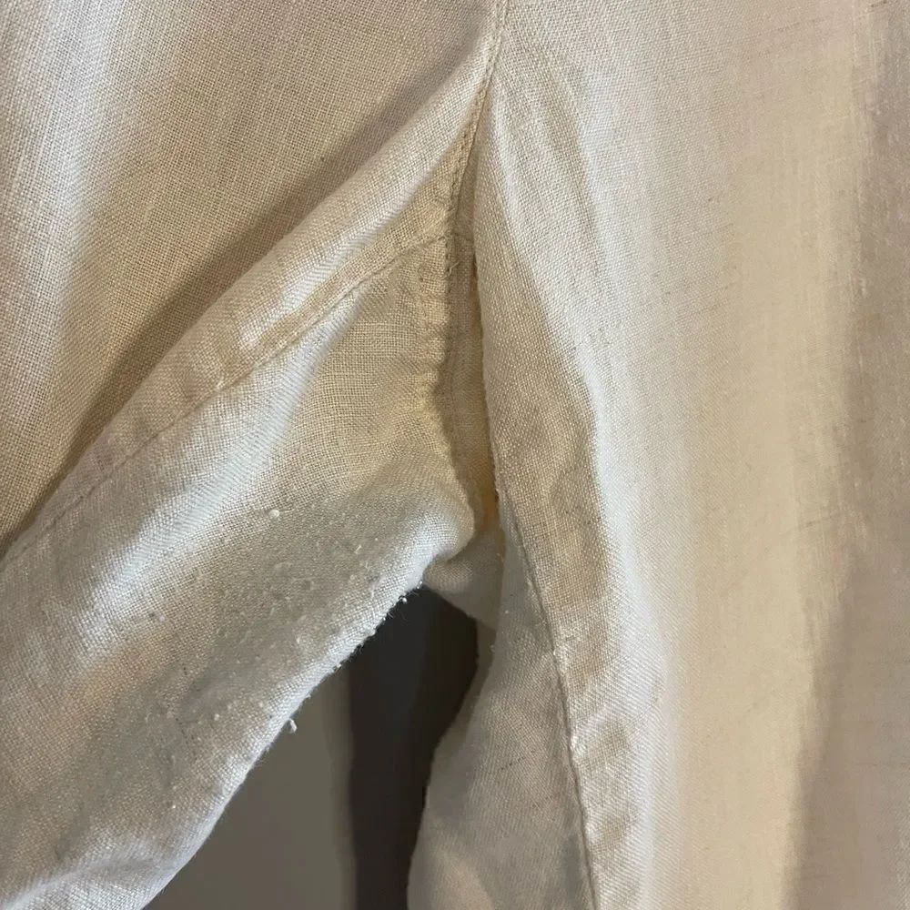 JM Collection Linen Capris | SZ 12 - Picture 4 of 11